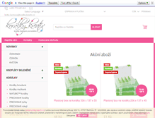 Tablet Screenshot of koralky-kreativ.cz